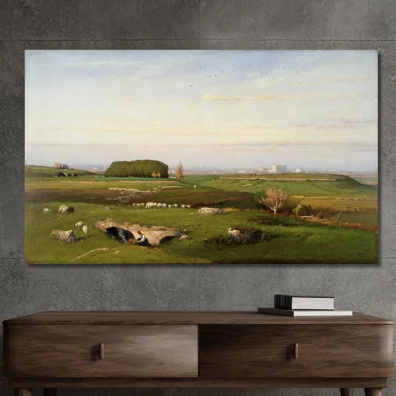 Dans La Campagne Romaine George Inness