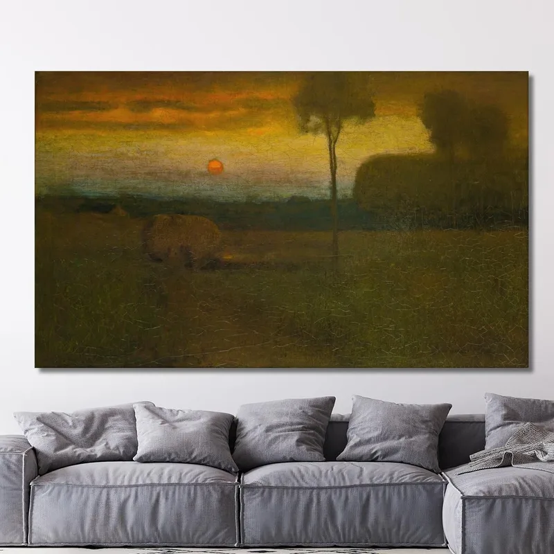 Paysage : Paysage Du Soir George Inness