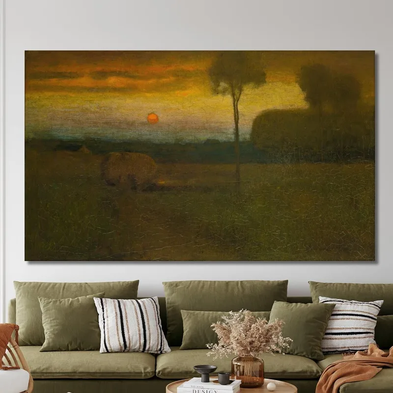 Paysage : Paysage Du Soir George Inness