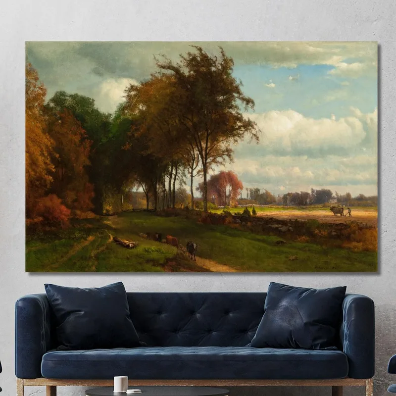 Paesaggio Con Bestiame George Inness