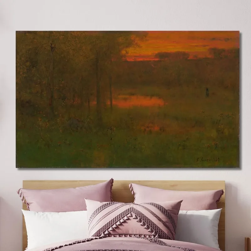 Landscape Sunset George Inness
