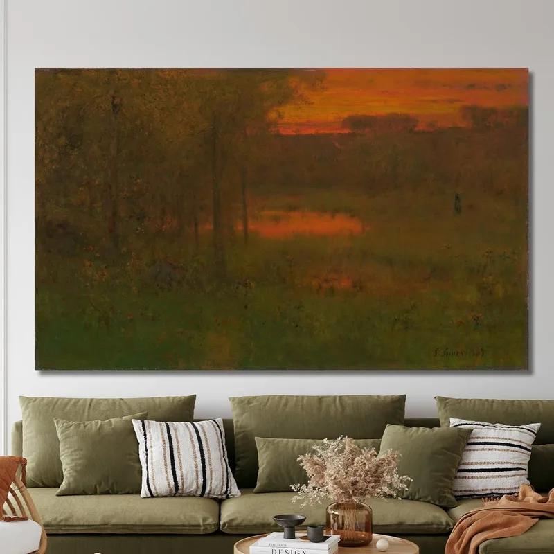 Landscape Sunset George Inness