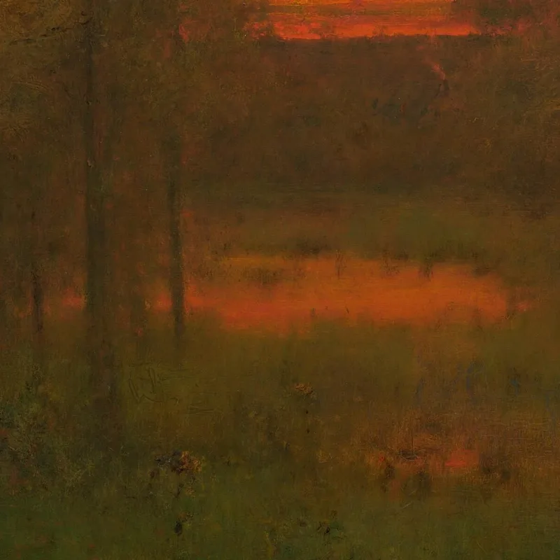 Landscape Sunset George Inness