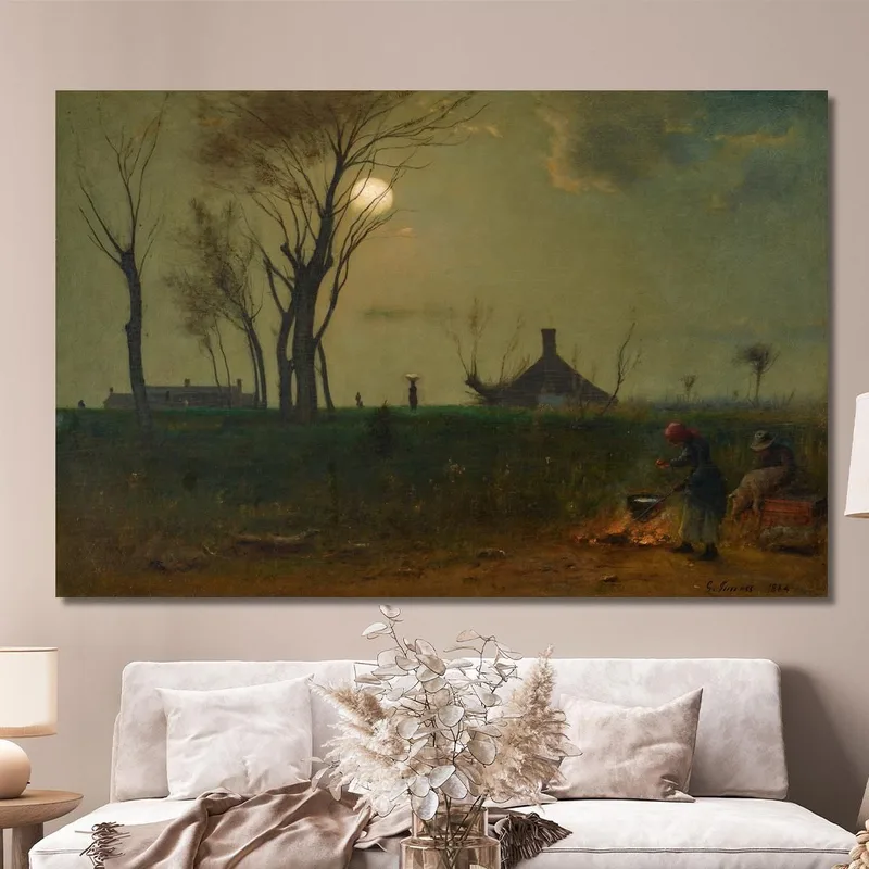 Clair De Lune En Virginie George Inness