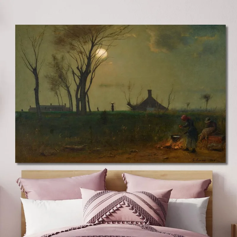 Clair De Lune En Virginie George Inness