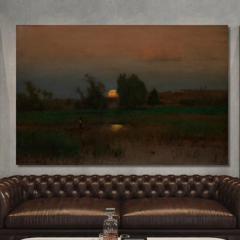 Salida De La Luna George Inness