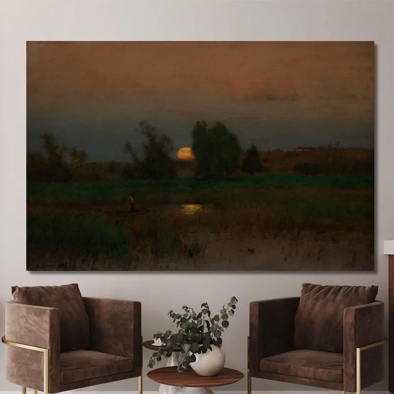 Salida De La Luna George Inness
