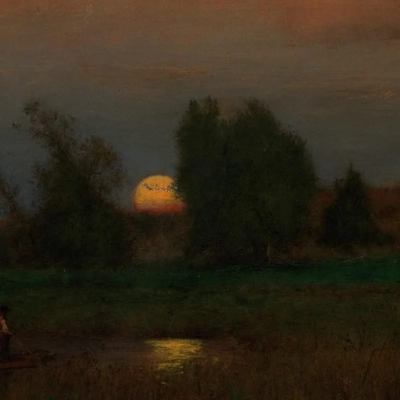 Salida De La Luna George Inness