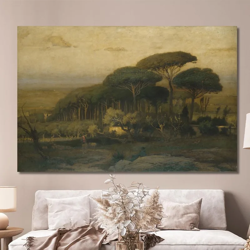 Boschetto Di Pini Della Villa Barberini George Inness