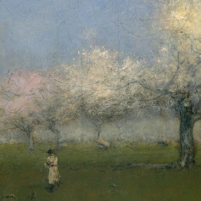 Spring Blossoms Montclair New Jersey George Inness