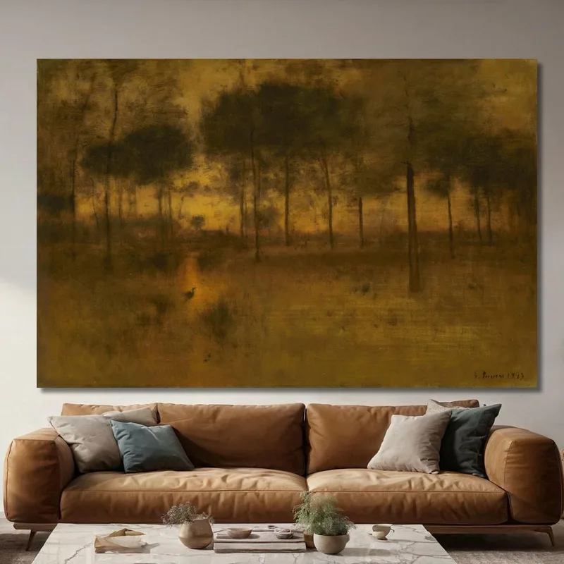El Hogar De La Garza George Inness