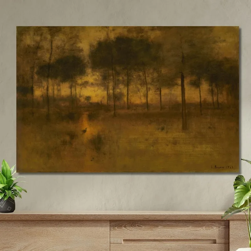 El Hogar De La Garza George Inness