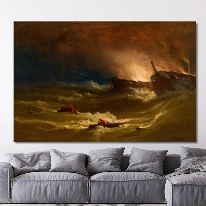 Tragedia En El Mar George Inness