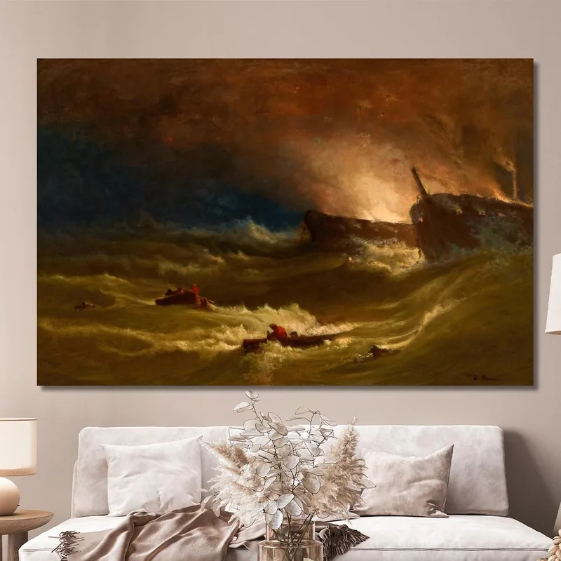 Tragedia En El Mar George Inness