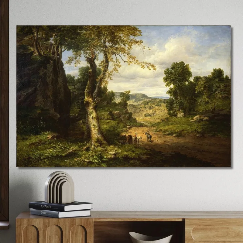 Vue Dans Le Comté De Berkshire Massachusetts Après Une Tempête De Septembre George Inness
