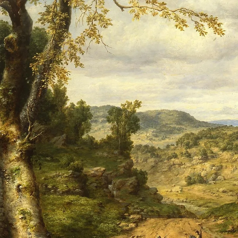 Vue Dans Le Comté De Berkshire Massachusetts Après Une Tempête De Septembre George Inness