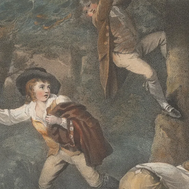 Boys Robbing An Orchard George Morland