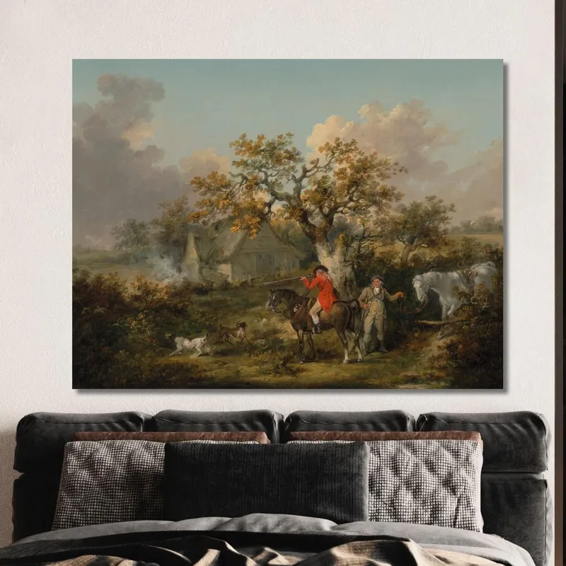 Rebhuhnjagd George Morland