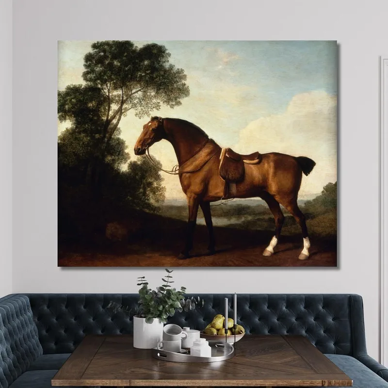 Un Chasseur De Baie Sellé George Stubbs