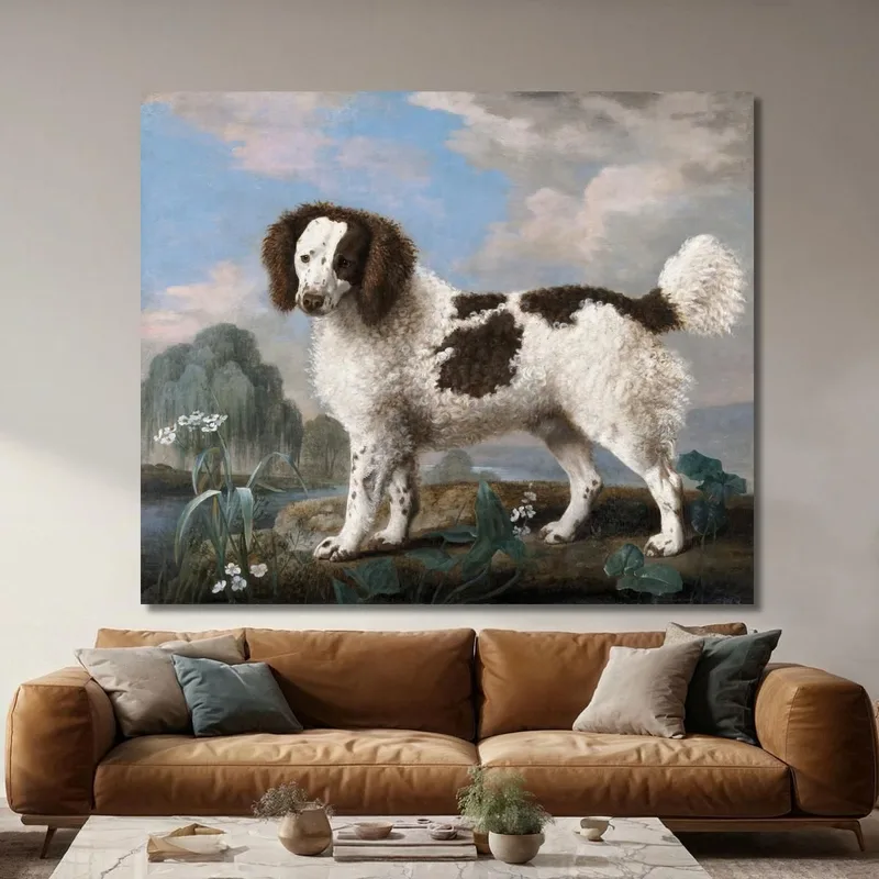 Norfolk Marrone E Bianco O Water Spaniel 1778 George Stubbs