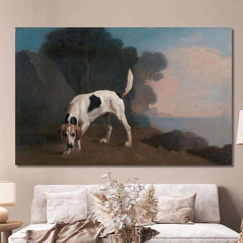 Foxhound On The Scent George Stubbs