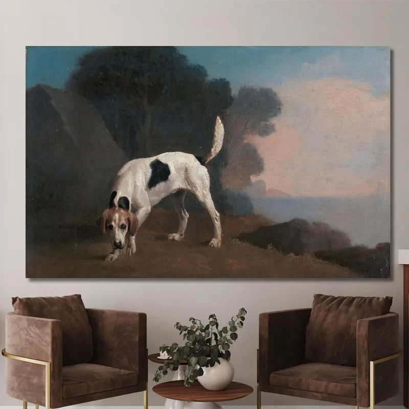 Foxhound On The Scent George Stubbs