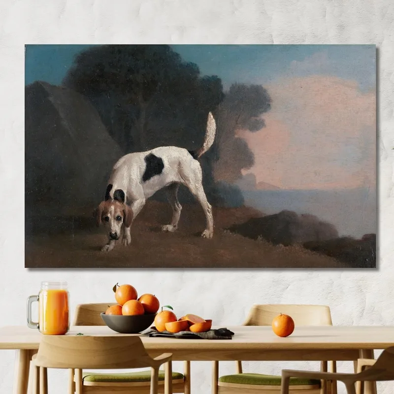 Foxhound On The Scent George Stubbs