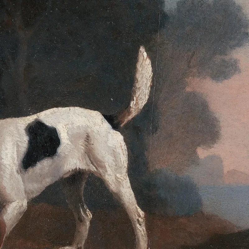 Foxhound On The Scent George Stubbs