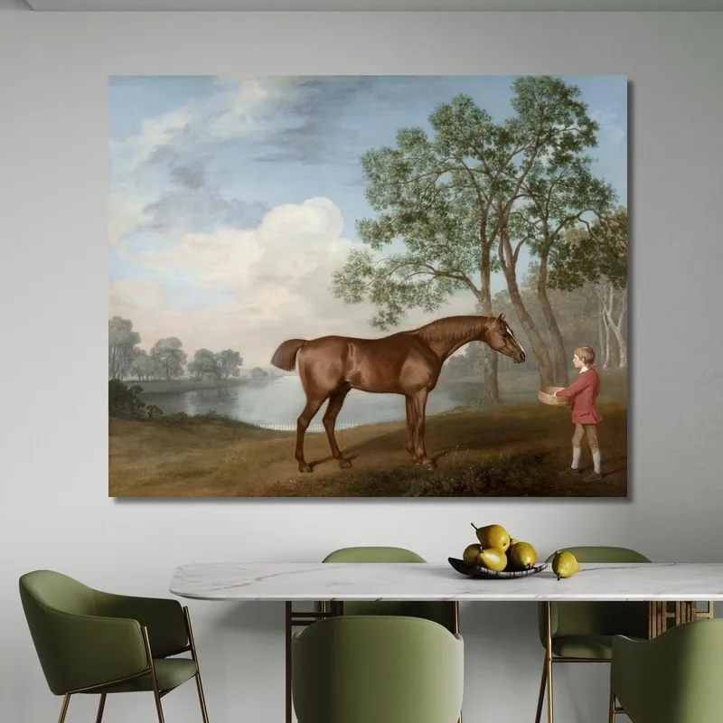 Kürbis Mit Stallburschen 1774 George Stubbs
