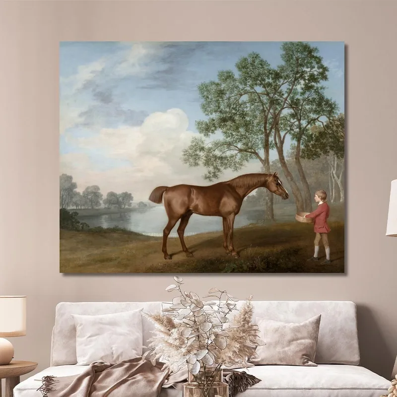 Kürbis Mit Stallburschen 1774 George Stubbs