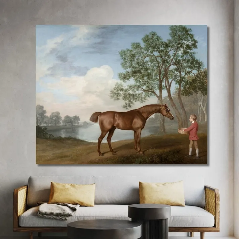 Kürbis Mit Stallburschen 1774 George Stubbs