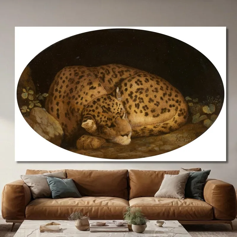 Léopard Endormi George Stubbs