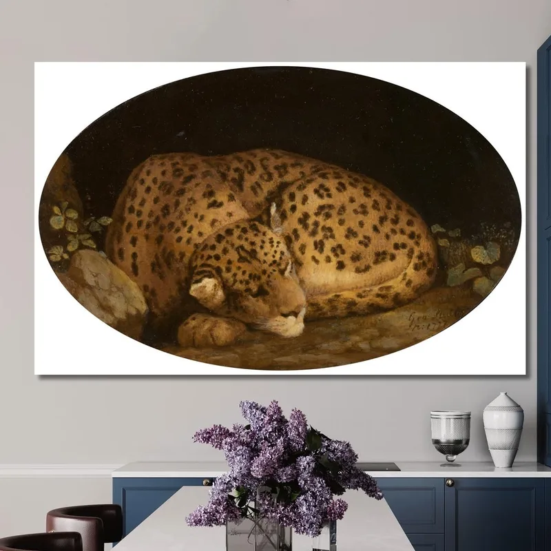 Léopard Endormi George Stubbs