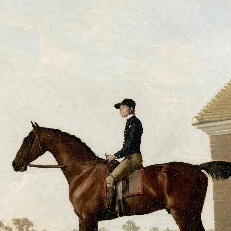 Turf Con Jockey En Newmarket George Stubbs