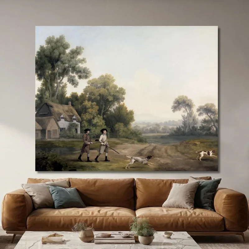 Two Gentlemen Going A Shooting 1768 George Stubbs
