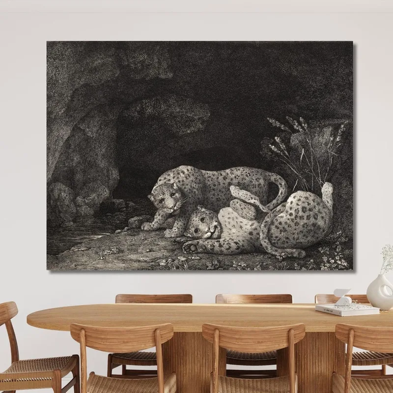 Tigres En Jeu 1780 George Stubbs