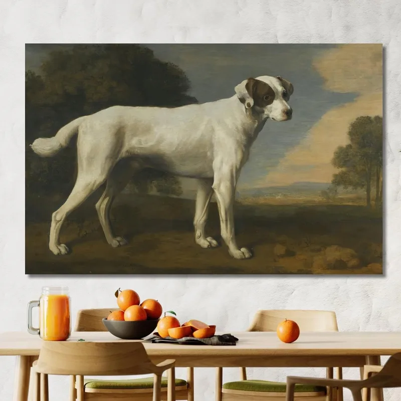 Il Cane Bianco Del Visconte Gormanston George Stubbs