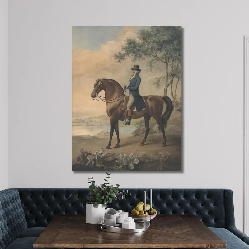 Warren Hastings Sur Son Cheval Arabe George Stubbs
