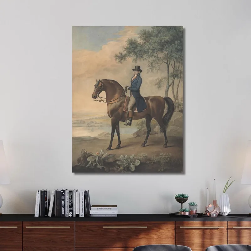 Warren Hastings Sur Son Cheval Arabe George Stubbs