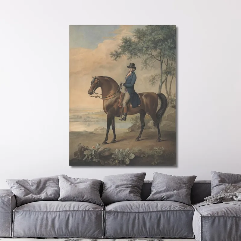 Warren Hastings Sur Son Cheval Arabe George Stubbs