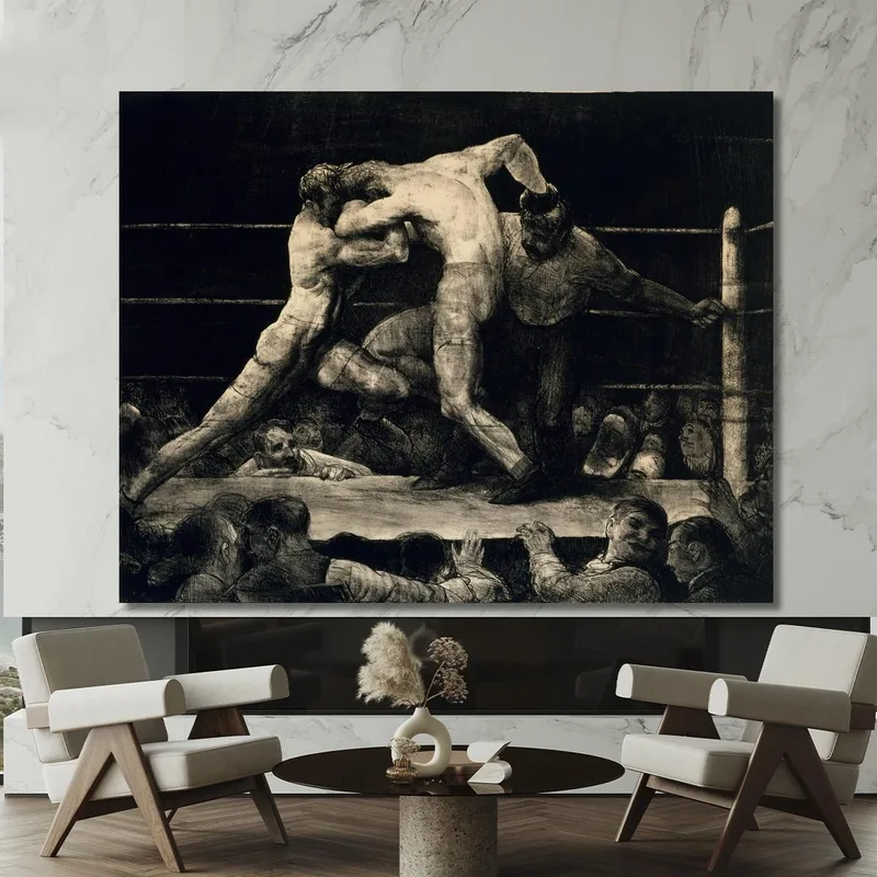 A Stag At Sharkey'S George Wesley Bellows