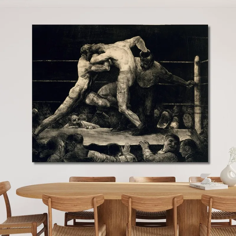 A Stag At Sharkey'S George Wesley Bellows