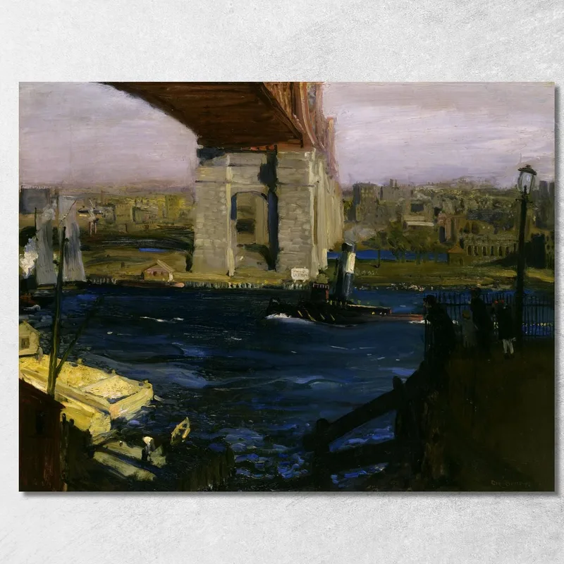 Brücke Blackwell'S Island George Wesley Bellows drucken auf leinwand