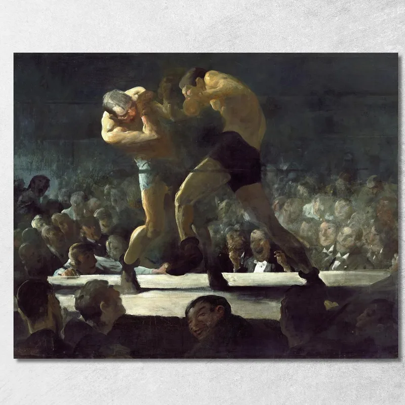 Clubnacht George Wesley Bellows drucken auf leinwand