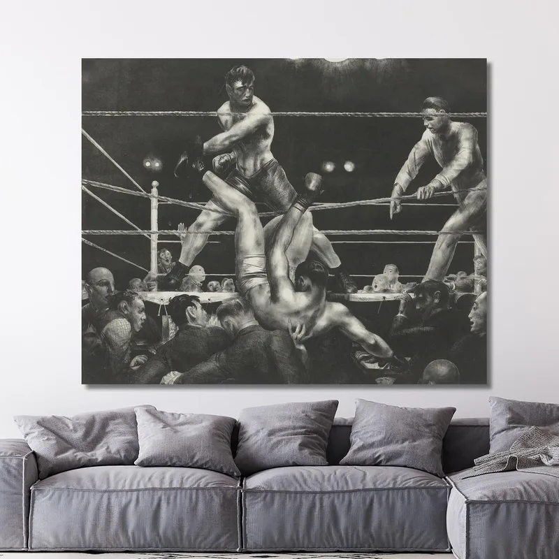 Dempsey Y Firpo Mason 181 George Wesley Bellows