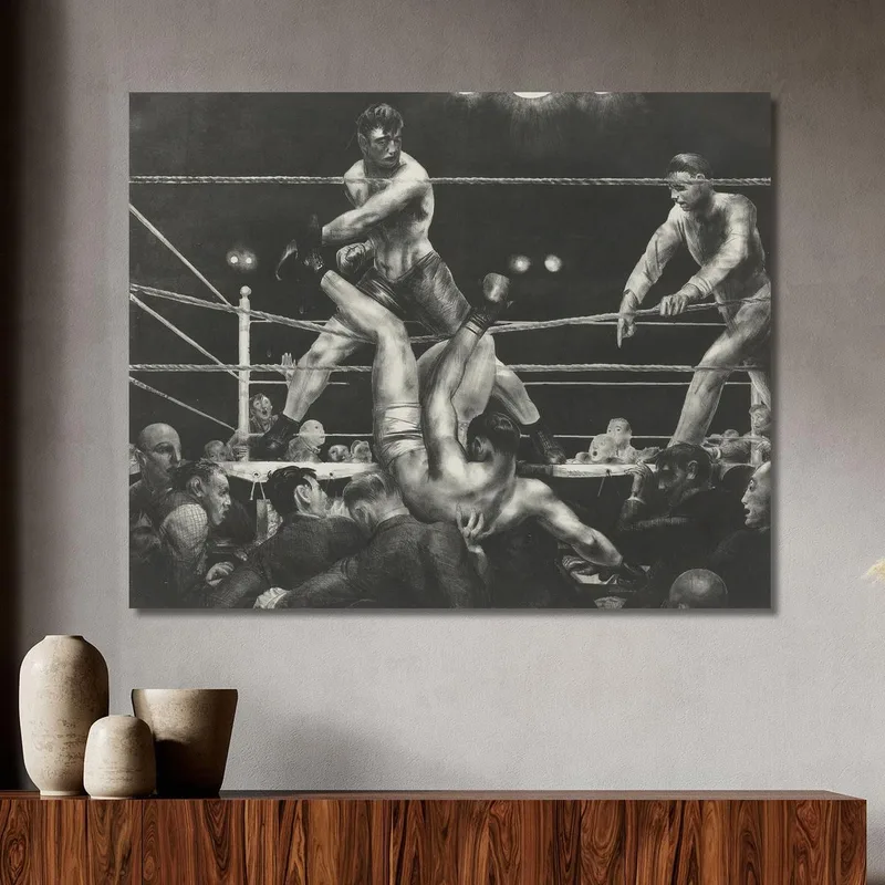 Dempsey Y Firpo Mason 181 George Wesley Bellows