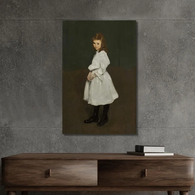 Bambina In Bianco Queenie Burnett George Wesley Bellows