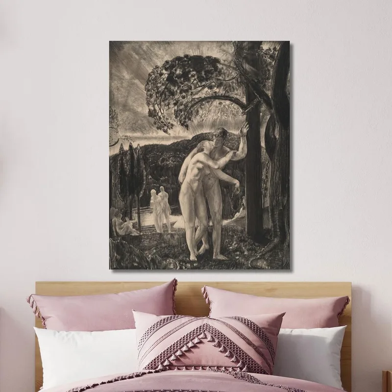 Les Amoureux Chuchotent Encore Dans Le Crépuscule George Wesley Bellows