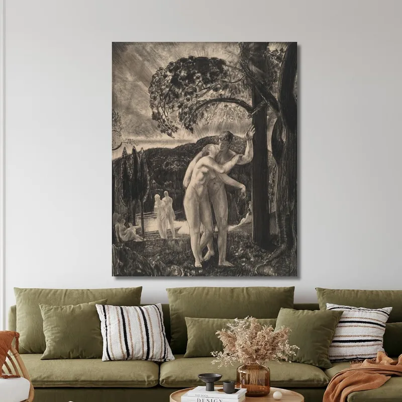 Les Amoureux Chuchotent Encore Dans Le Crépuscule George Wesley Bellows