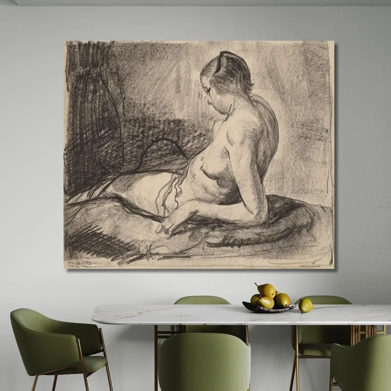 Liegendes Mädchen George Wesley Bellows